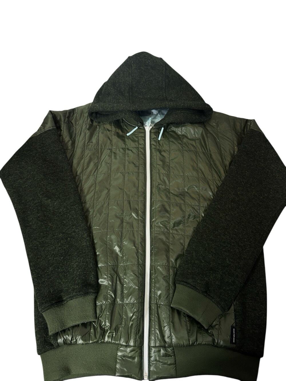 Cotopaxi Jacket ML Green Kusa Hybrid 80g Llama Insulated Hooded